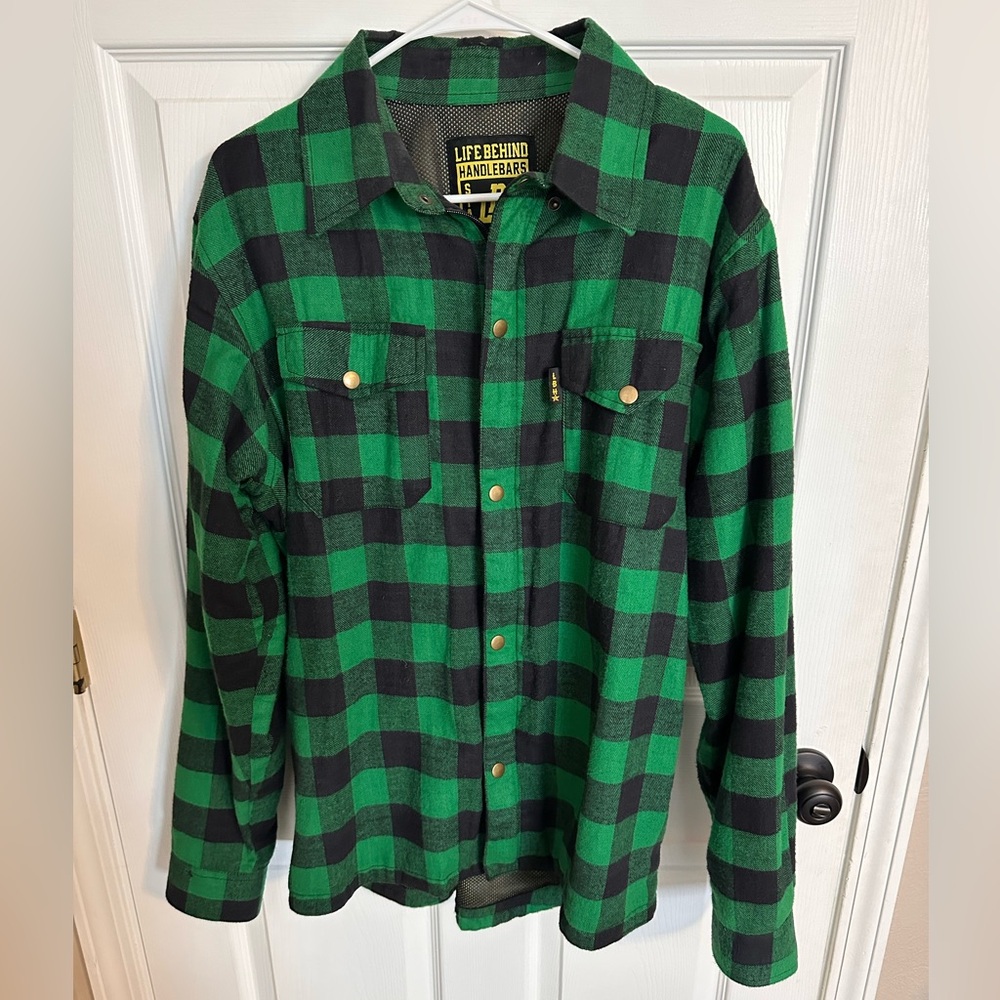 Life behind handlebars , Kevlar lined motorcycle flannel